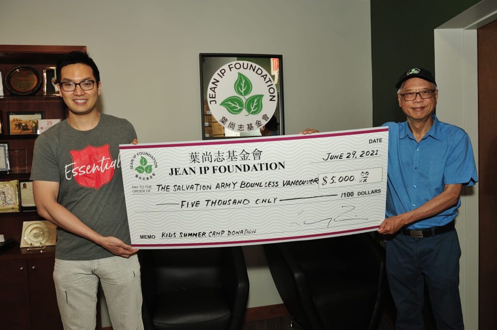 Donation to Salvation Army